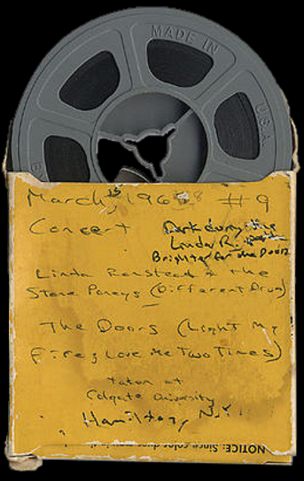 The Doors - Hamilton 1968 Colgate University - 8mm Film Reel