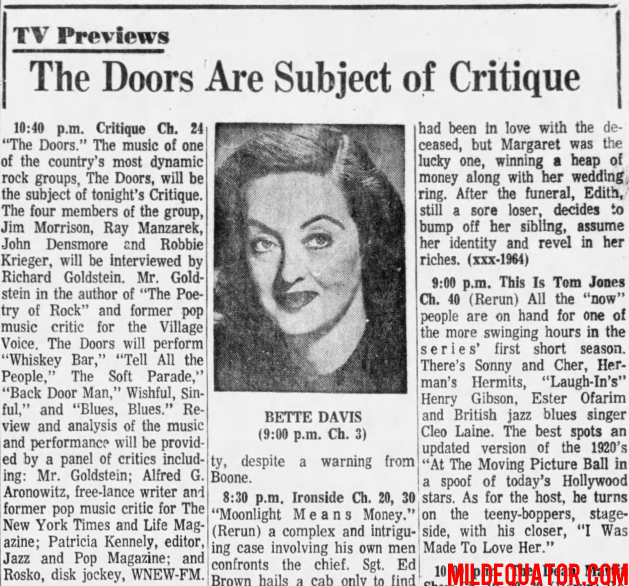 The Doors - NET Critique - Article