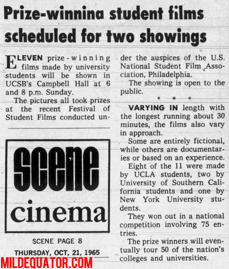 The Doors - UCSB Film Screenings