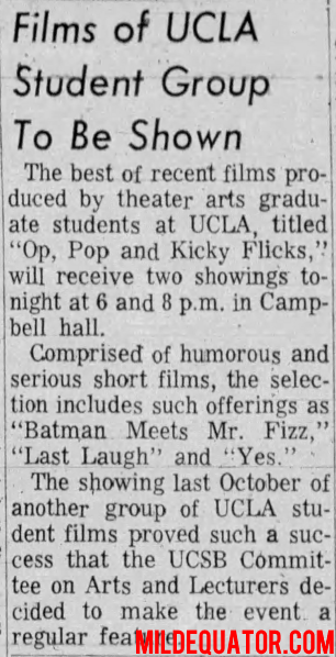 The Doors - UCSB Film Screenings