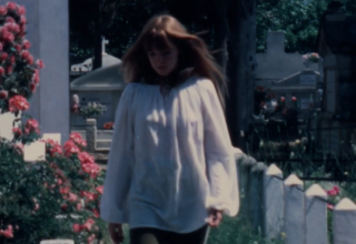 Jim Morrison & Pamela Courson - Cemetery In Corsica Footage