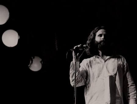 Jim Morrison performs with Canned Heat