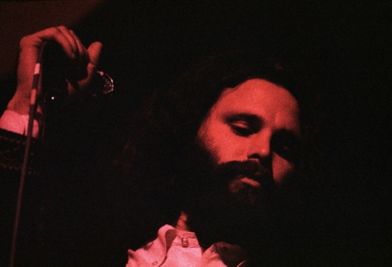 Jim Morrison Performs at the Isle Of Wight Festival in 1970