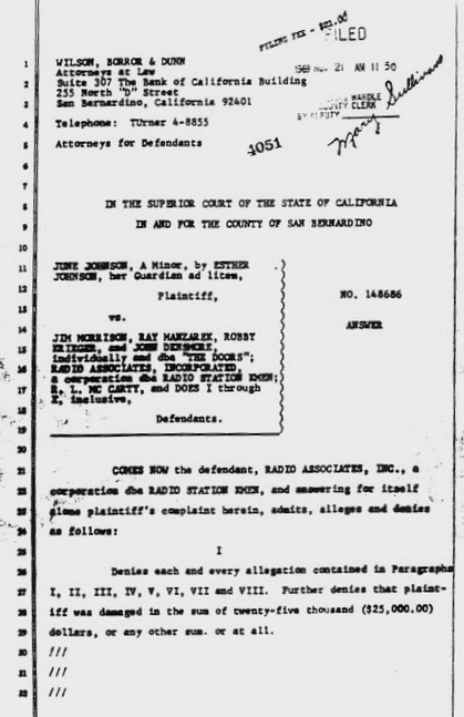 Kaiser Dome Lawsuit Documentation