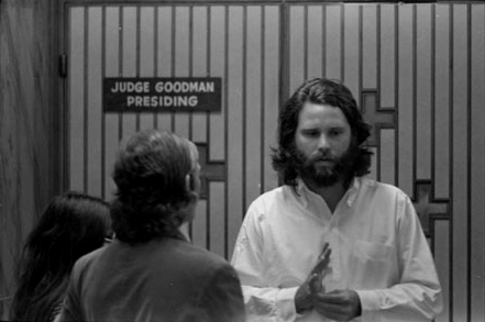 Jim Morrison During The Trial