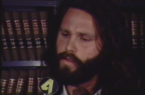 Jim Morrison Is Interviewed For WTVJ