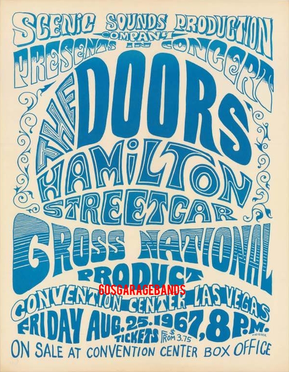 The Doors - Las Vegas Convention Center 1967 - Flyer