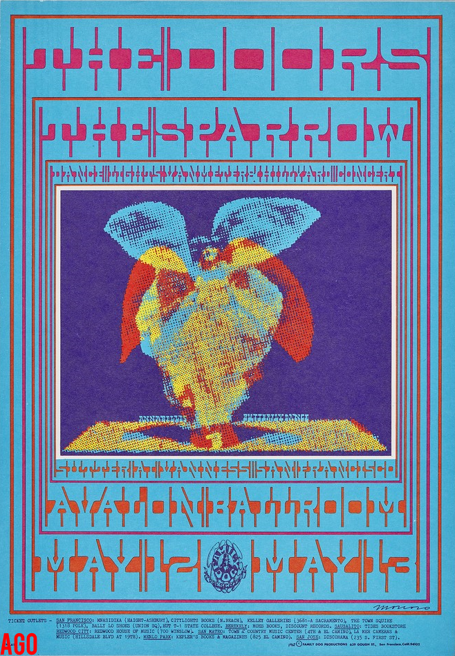 The Doors - Avalon Ballroom May 1967 - Poster