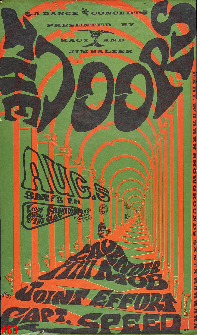 The Doors - Earl Warren Showgrounds August 1967 - Poster