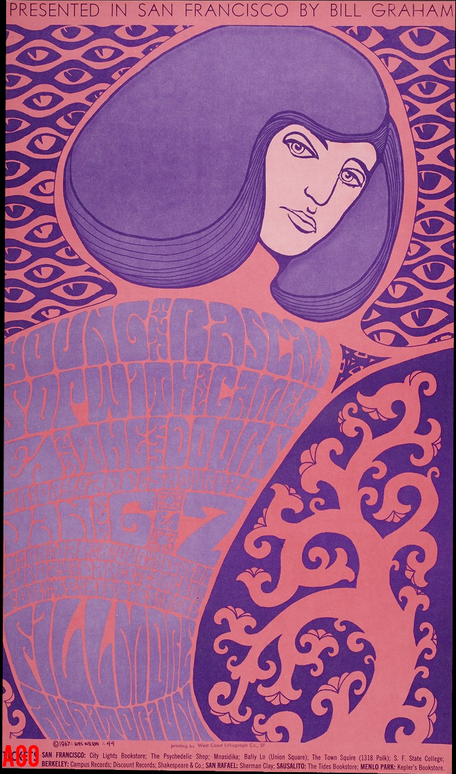 The Doors - Fillmore Auditorium Jan. 1967 - Poster