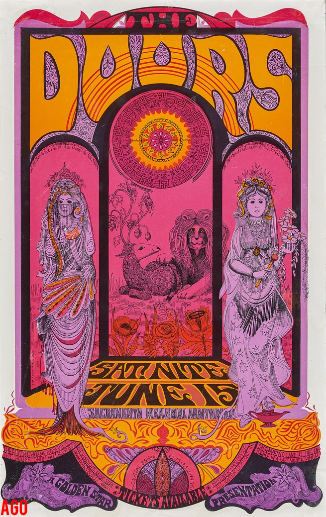 The Doors - Sacramento 1968 - Poster
