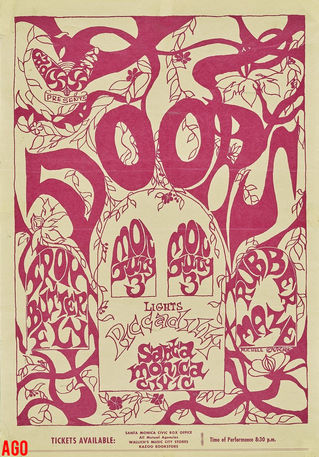 The Doors - Santa Monica 1967 - Poster