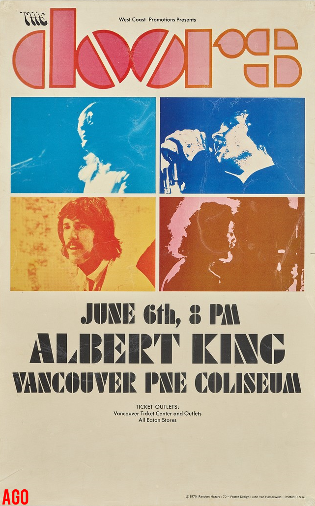 The Doors - Vancouver 1970 - Poster