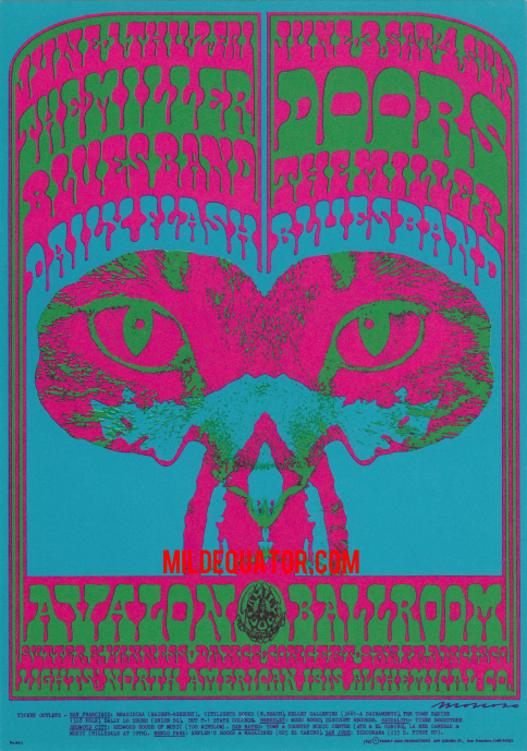 The Doors - Avalon Ballroom 1967 - Handbill