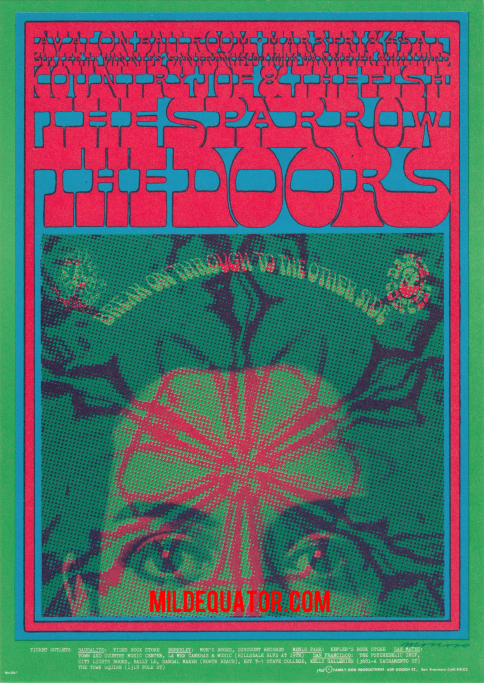 The Doors - Avalon Ballroom 1967 - Handbill