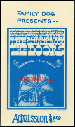 The Doors - Avalon Ballroom March 1967 - Handbill