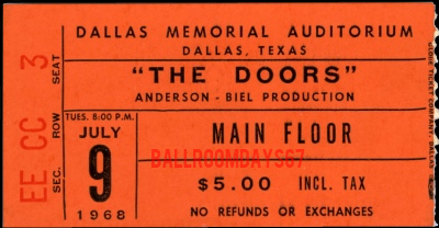 Dallas Memorial Auditorium - Ticket