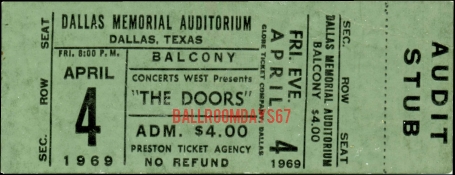 Dallas Memorial Auditorium - Ticket