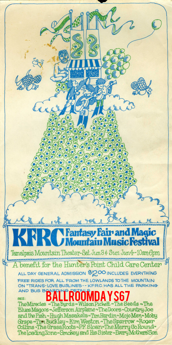 Tamalpais Mountain Theater - Handbill