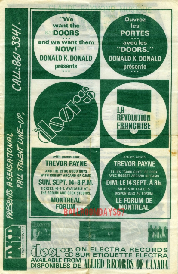 Montreal Forum - Handbill