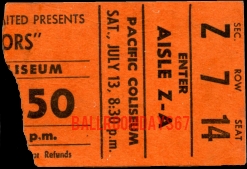 Vancouver Pacific Coliseum - Ticket