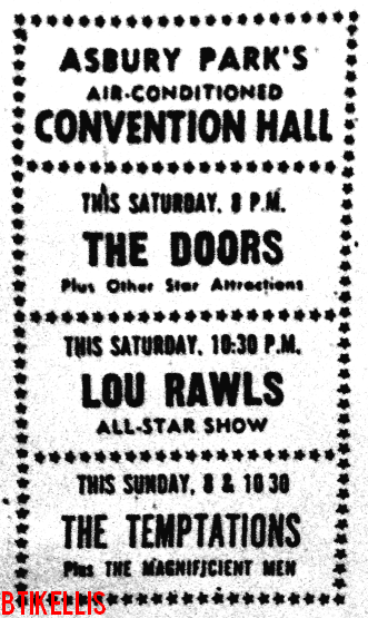 The Doors - Asbury Park 1967 - Print Ad