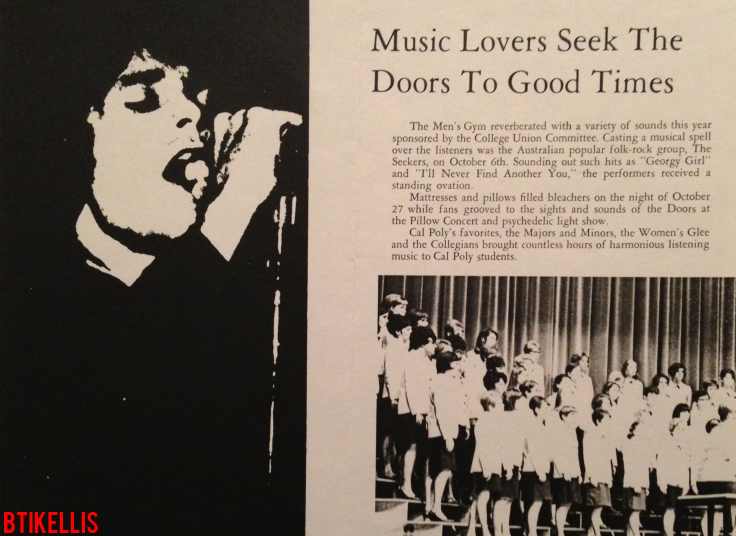 The Doors  San Luis Obispo - California Polytechnic State University 1967