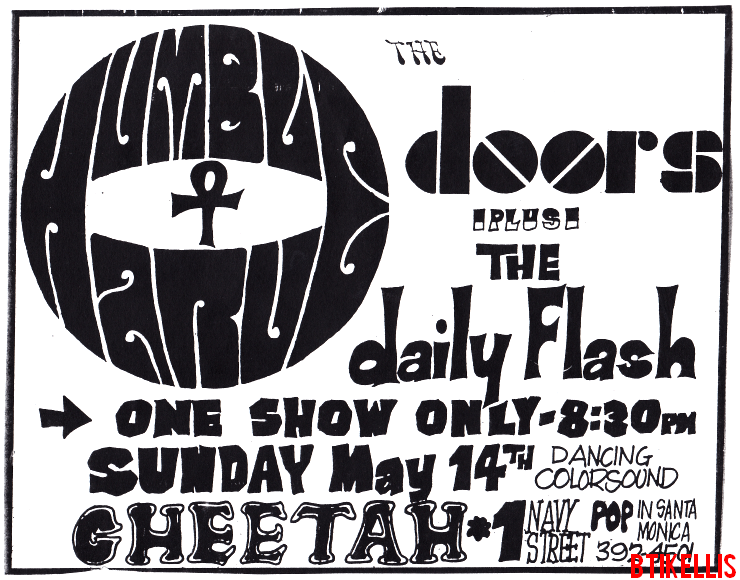 The Doors - Cheetah May 1967 - Print Ad