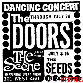 The Doors - Steve Paul's The Scene 1967 - Print Ad