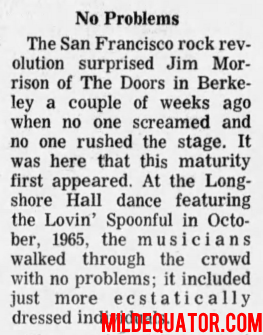The Doors - Berkeley Community Theatre 1967 - Review
