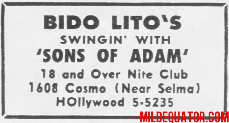 Bido Lito's 1966 - Print Ad