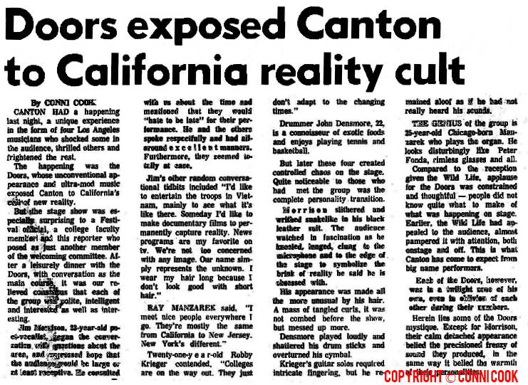 Doors Exposed Canton to California reality cult