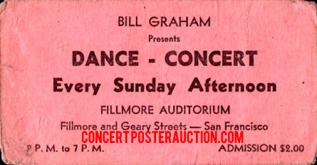 The Doors - Fillmore Auditorium 1967 - Sunday Ticket