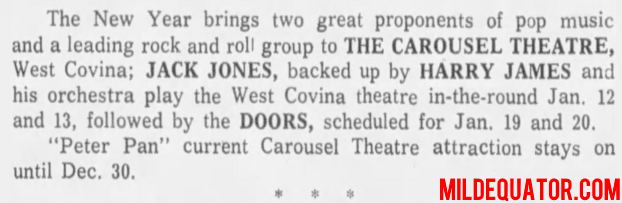 Carousel 1968 - Article