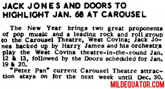 Carousel 1968 - Article