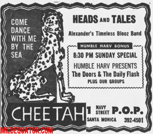 Cheetah May 1967 - Print Ad