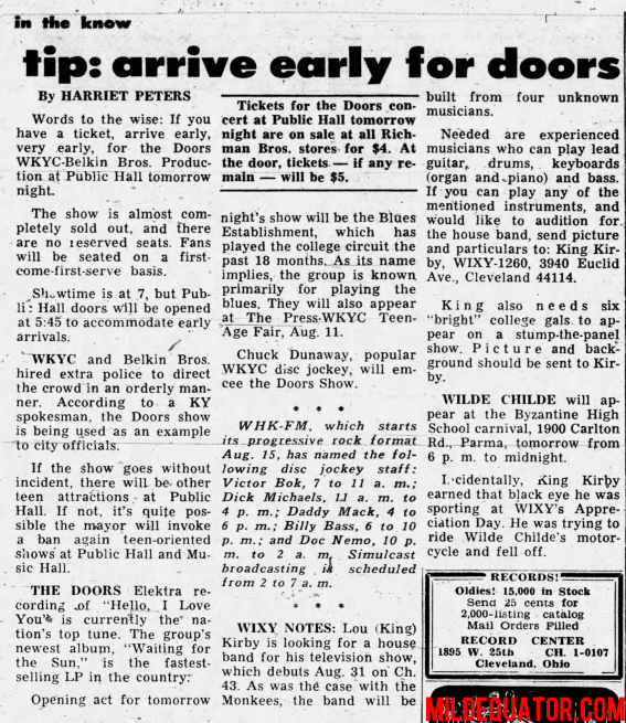 Cleveland 1968 - Review