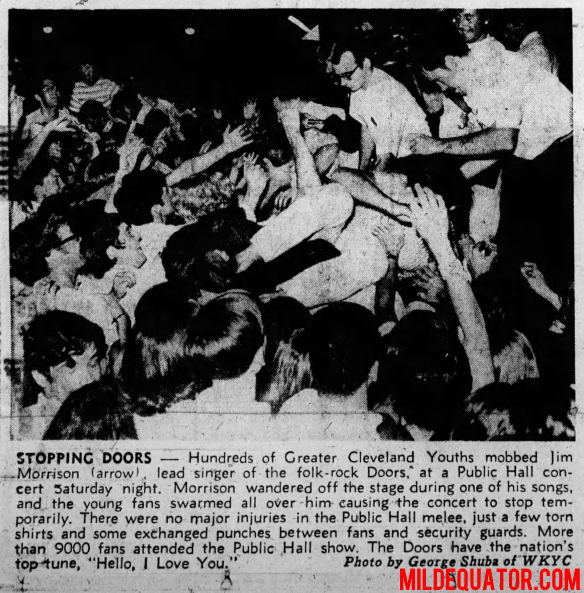 Cleveland Public Auditorium - Newspaper Photo