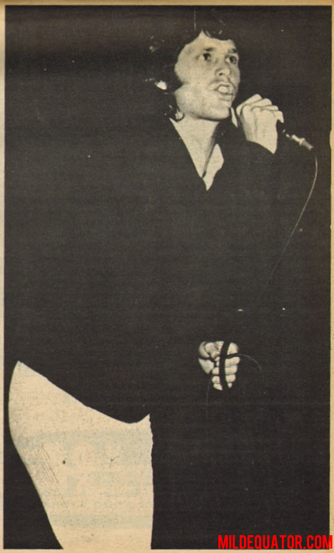 The Doors - Crescenta Valley High School 1967 - Newspaper Photo