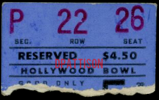 Hollywood Bowl - Ticket