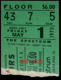 Philadelphia Spectrum - Ticket