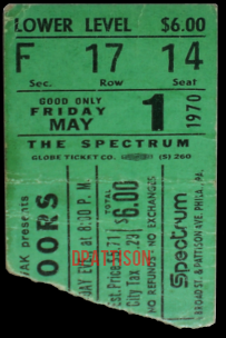 Philadelphia Spectrum - Ticket