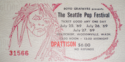 Seattle Pop Festival - Ticket