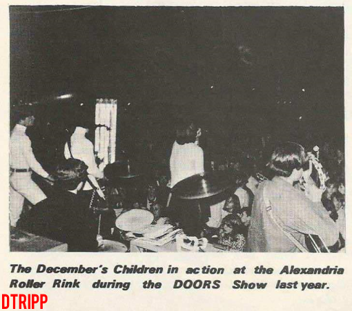 The Doors - Alexandria Roller Rink Arena 1967 - Magazine Photo