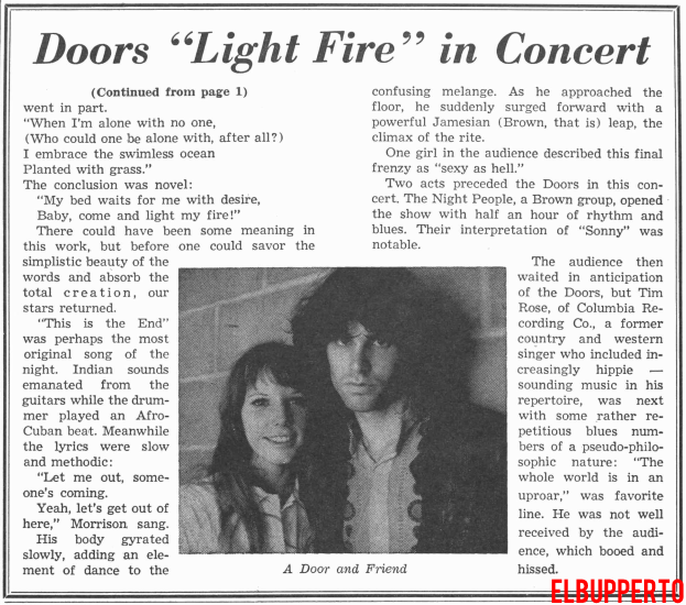 The Doors - Brown University 1967 - Review
