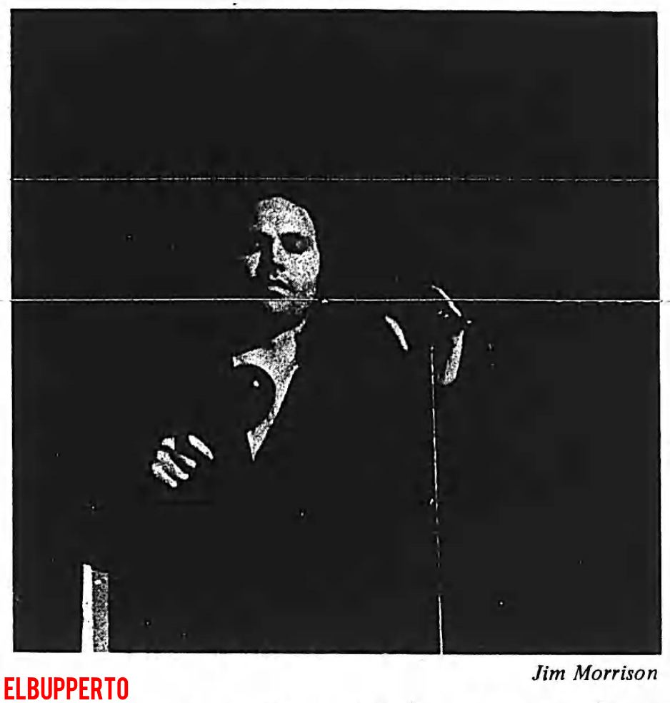 The Doors - Cleveland 1970 - Newspaper Photo