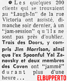 The Doors - Montreal Laugh-In 1969