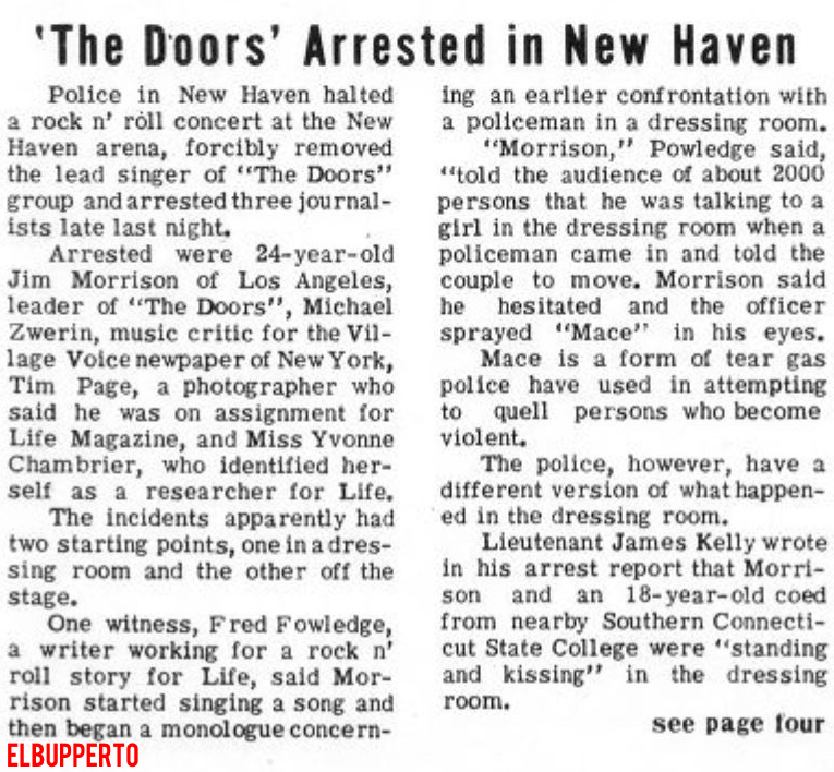 The Doors New Haven 1967 (Main Edition) — Iconic by Collectionzz