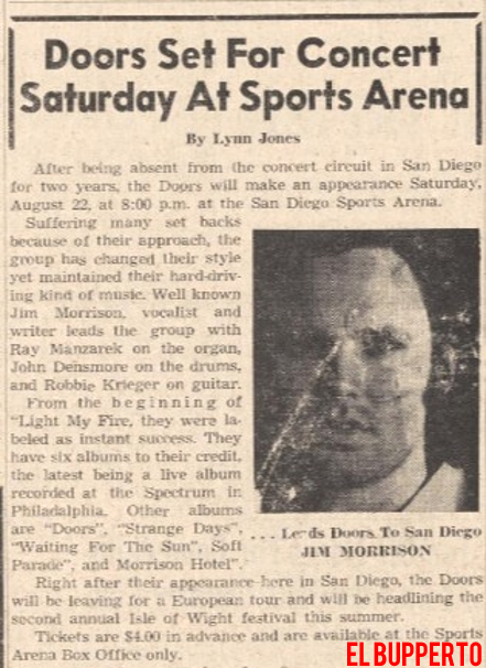 San Diego 1970 - Article