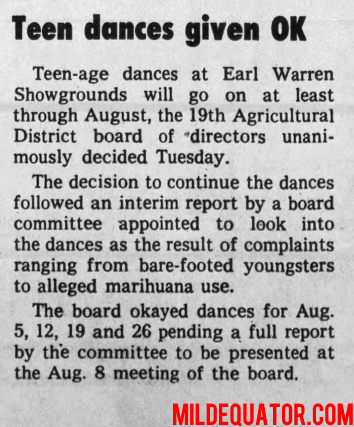 The Doors - Earl Warren Showgrounds 1967 - Article